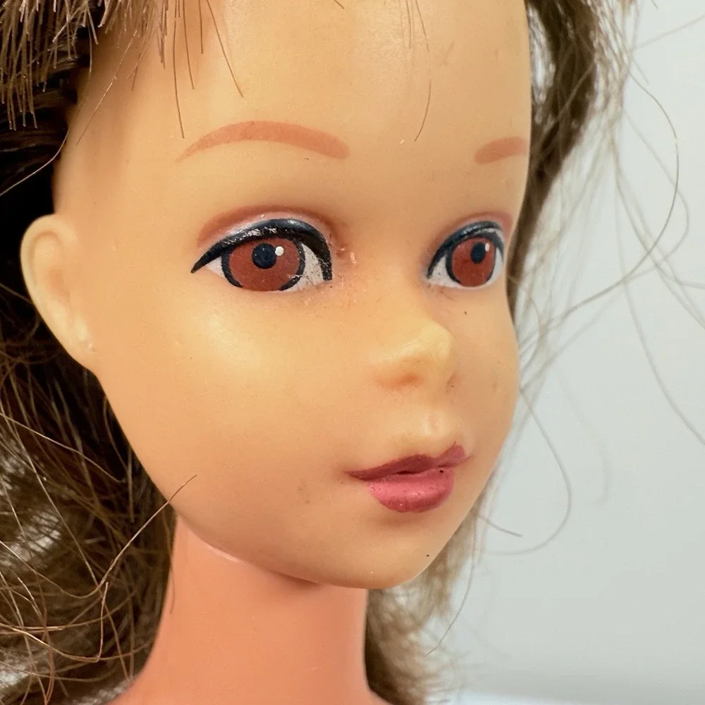 Vintage 1966 Mattel Francie #1140 Straight Leg Brunette Japan First Issue Barbie
